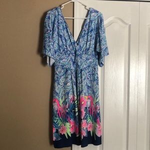 Lilly Pulitzer Tropical Knee Length Dress